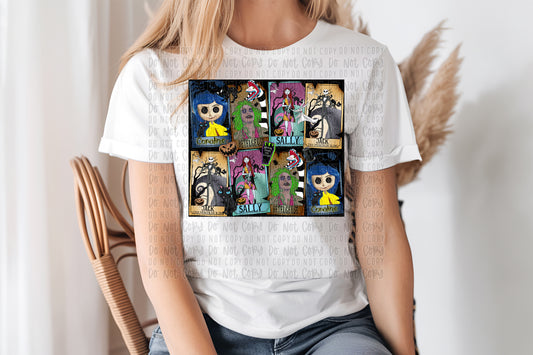 Characters Cards Black background png