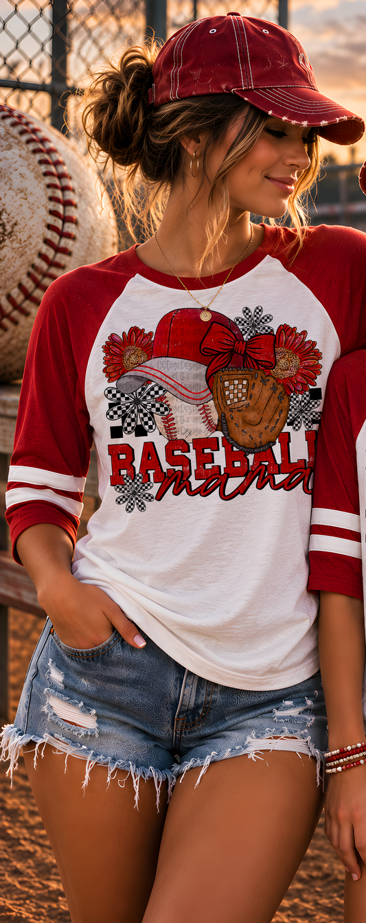 Baseball Mama Design Digtial Images PNG