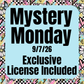 Mystery Monday 9/7/26 Digital Images PNG (includes 13 digitals)