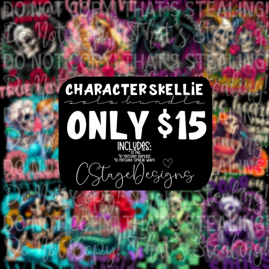 Character Skellie Solo Bundle Digital Image png