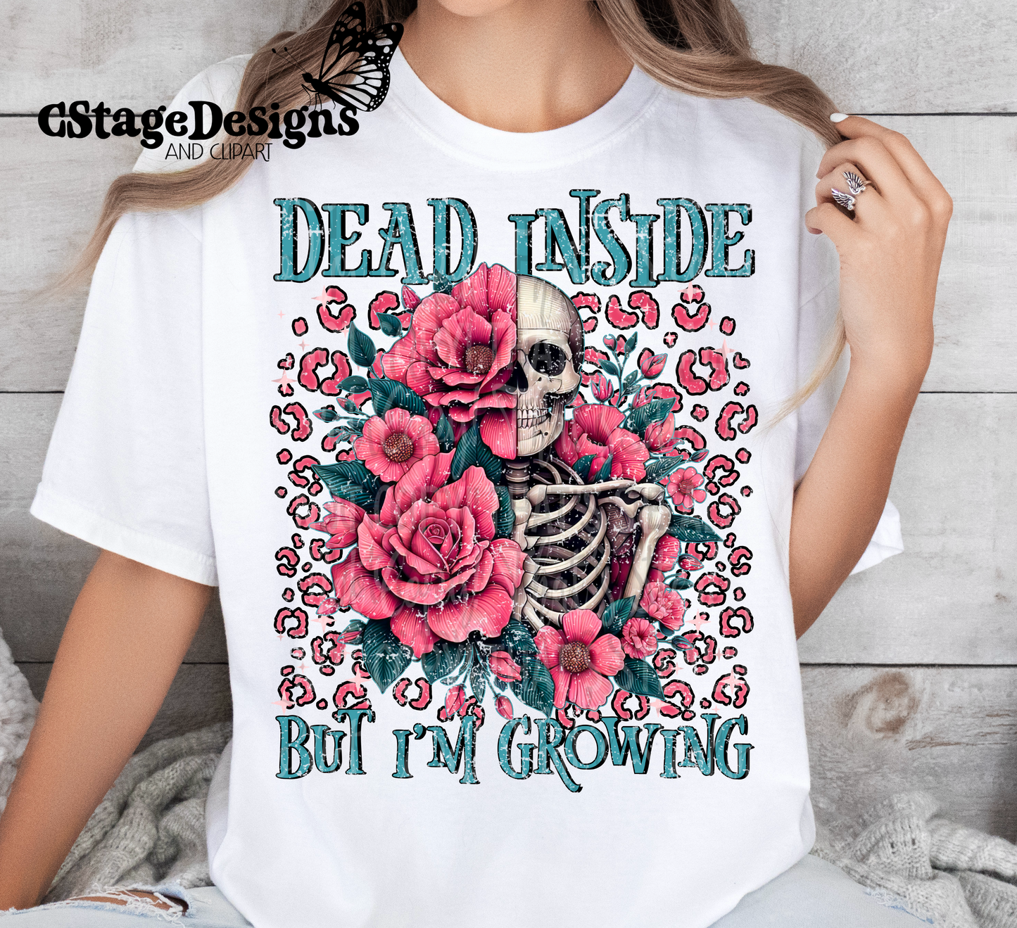 Dead Inside but I’m growing digital image png