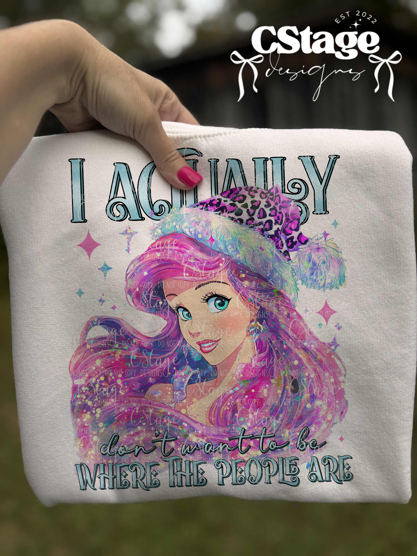 I actually don’t want to be where the people are digital image png