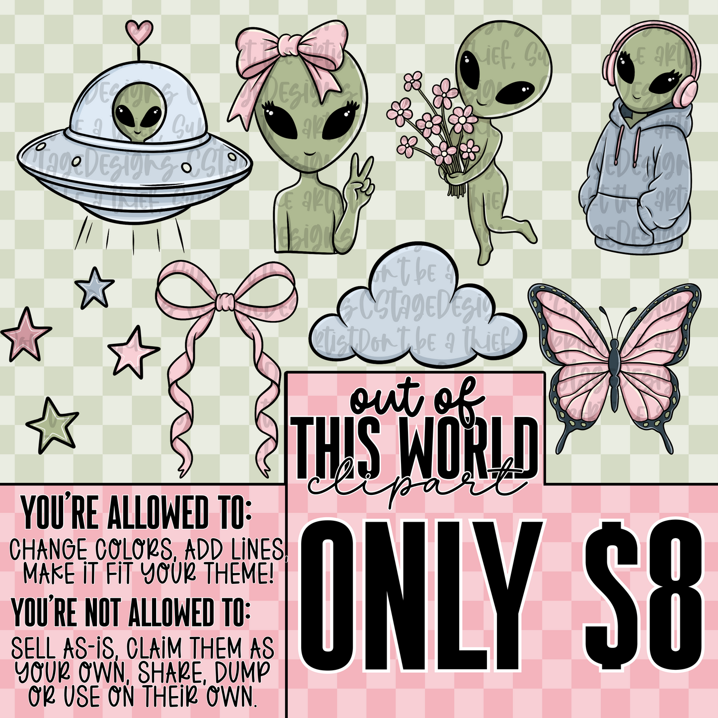 Out of This World Clipart Bundle