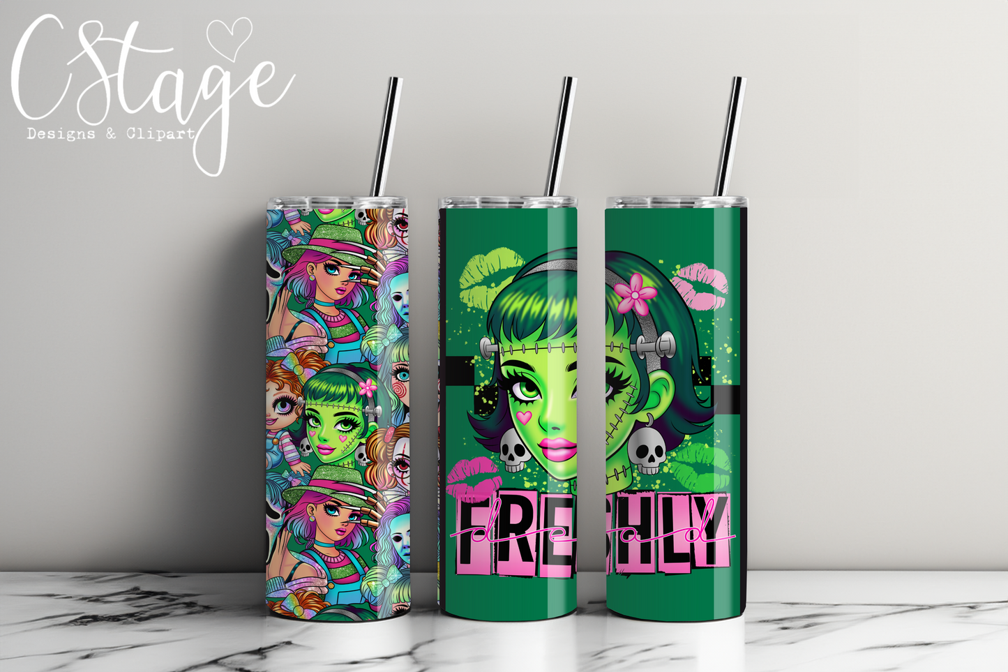 Fresh 20oz Tumbler Digital Image PNG