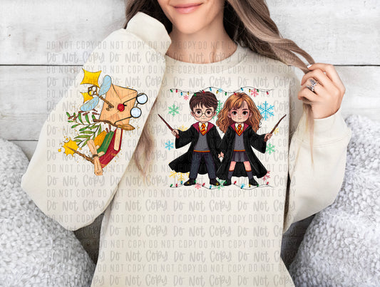 HP and friend with sleever png