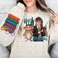 HP with elf christmas and book sleeve png
