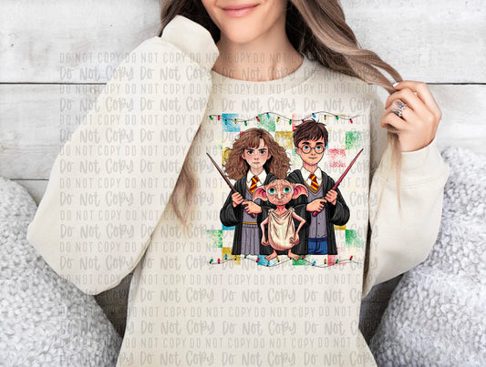 HP with friends png