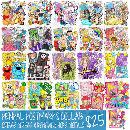 Penpal Postmarks Collab W/Renewed Hope Digitals