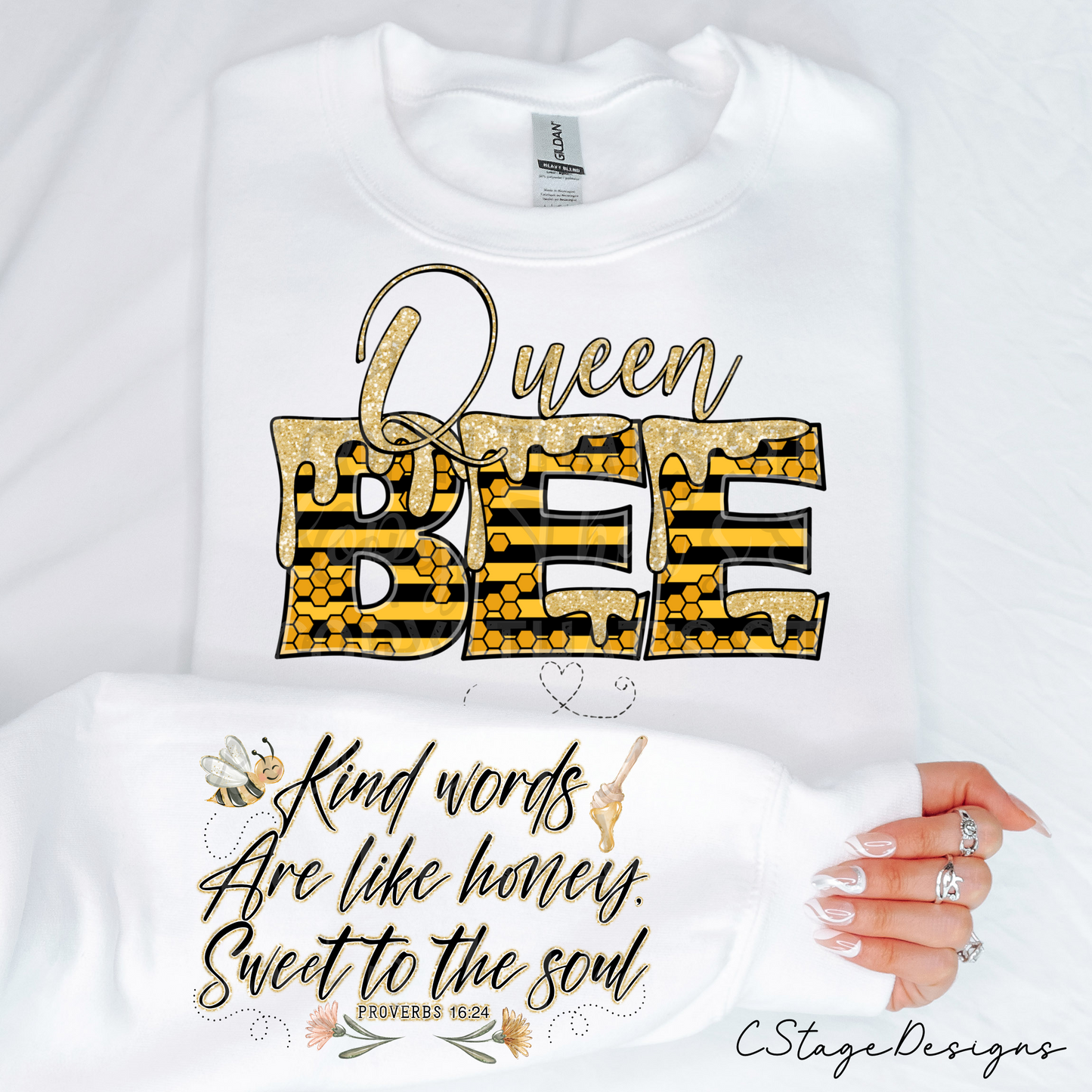 Queen Bee Digital Image PNG