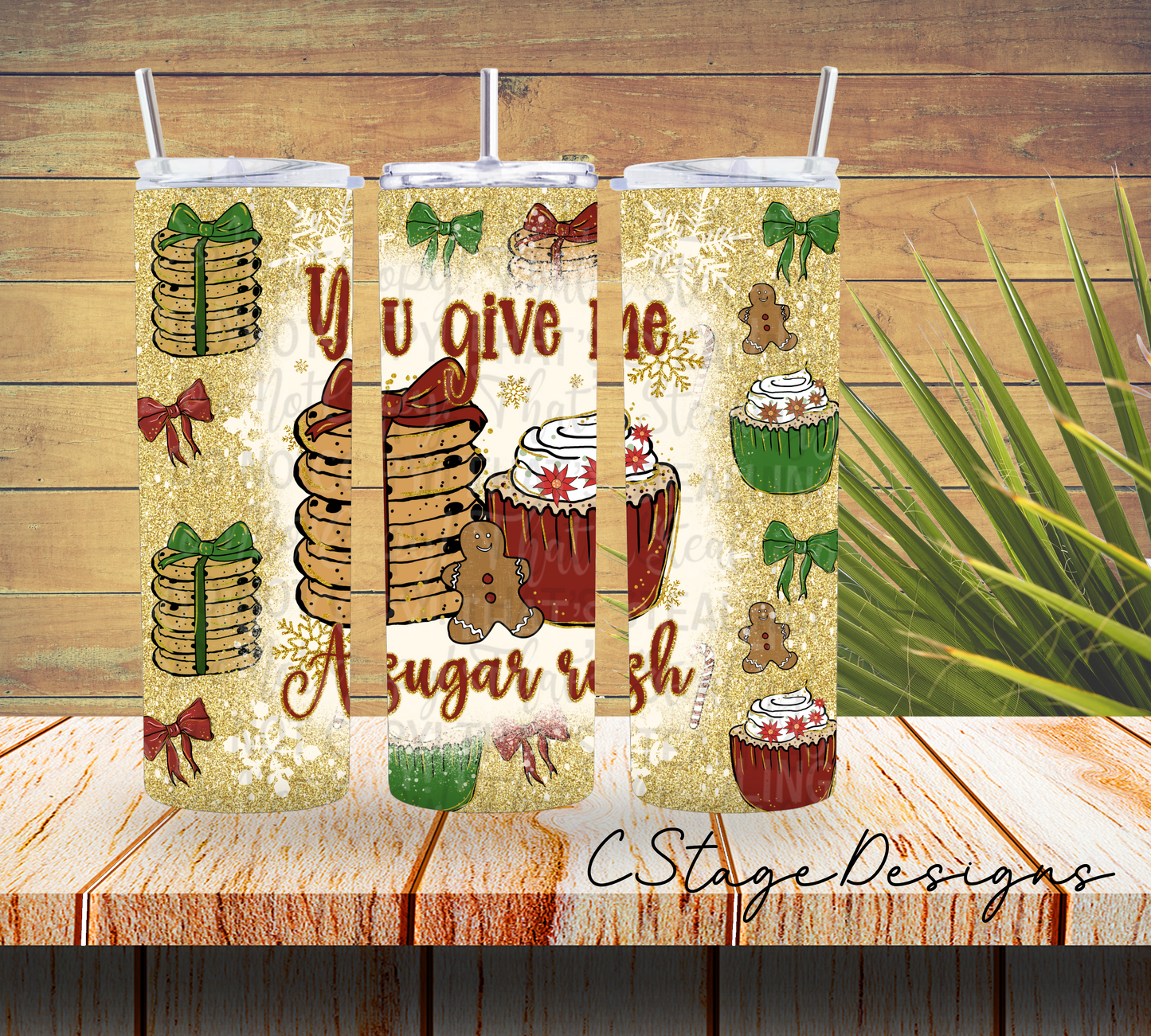 You give me a sugar rush tumbler wrap digital image png