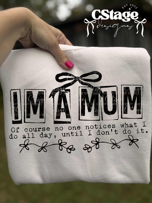 I’m a mum Digital Image PNGg