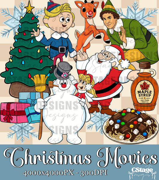 Trick or Tinsel Clipart Collab W/Unhinged Misfits