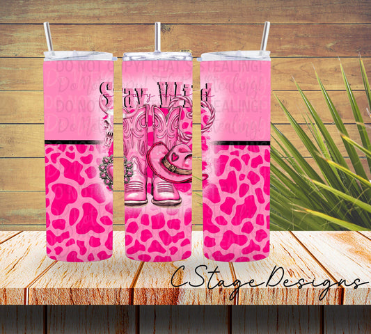 Stay Wild Tumbler Wrap Digital Image PNG