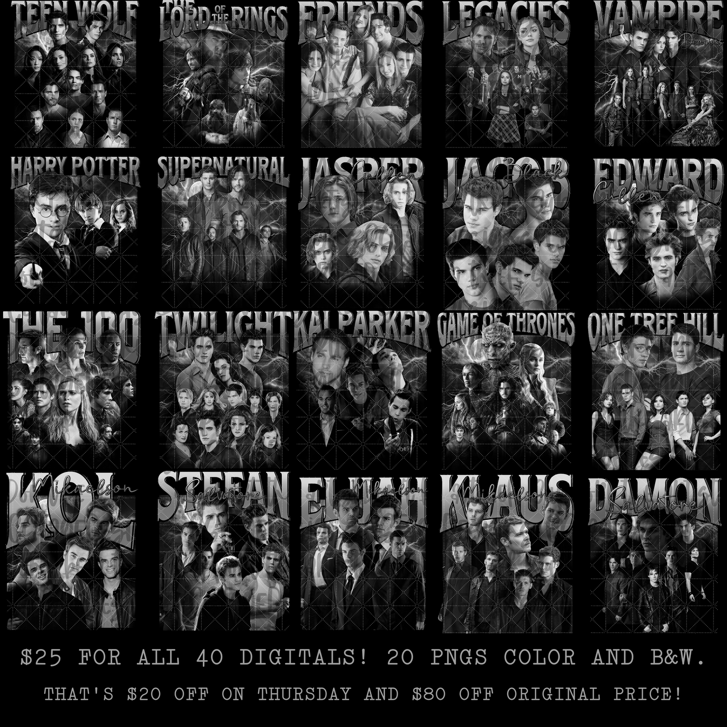 $2 Thursday Bundle Digital Image PNG