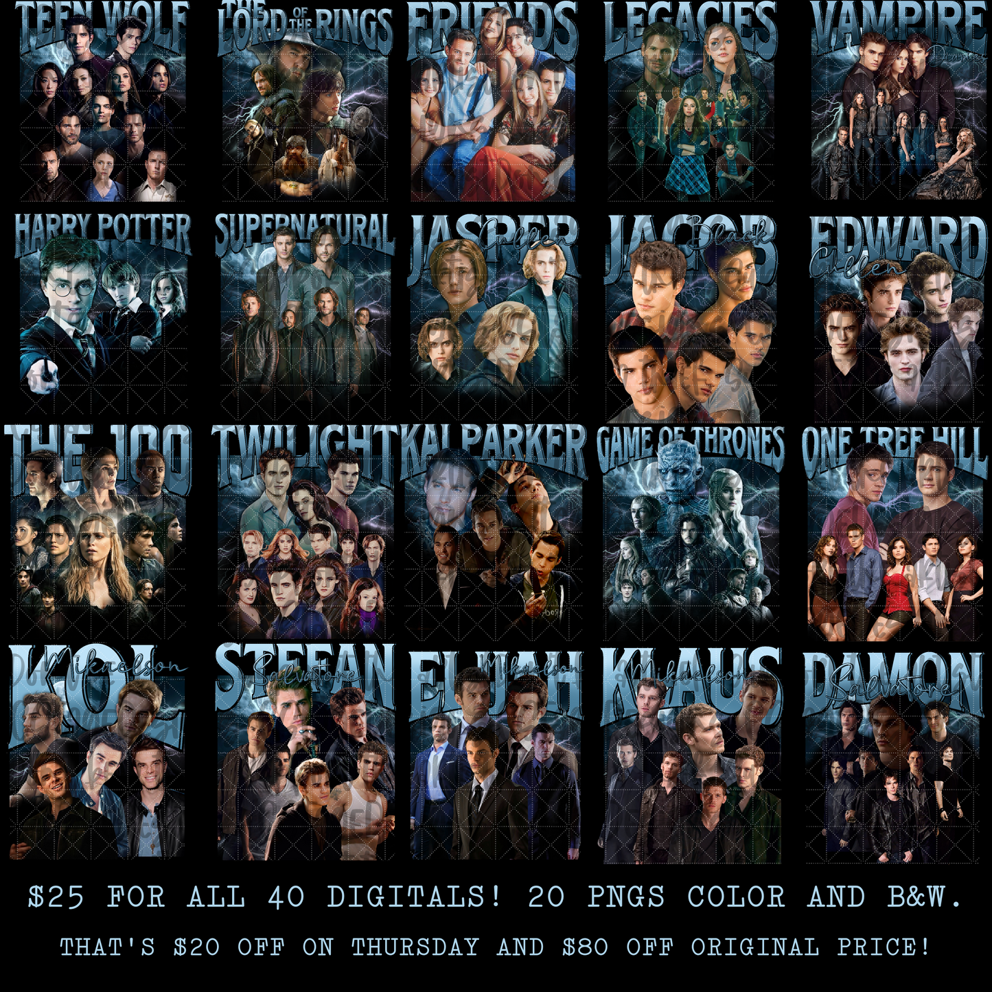 $2 Thursday Bundle Digital Image PNG