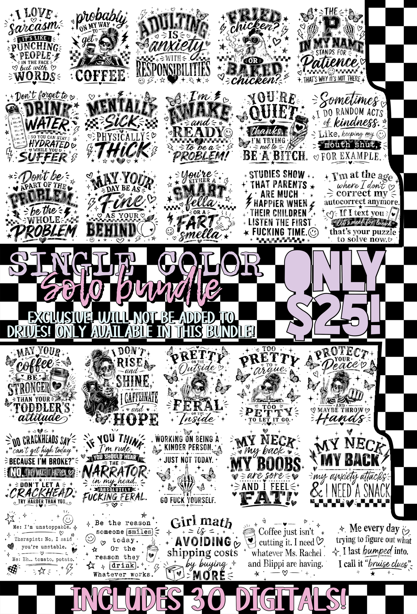 Single Color Solo Bundle Exclusive (Not added to drives!)