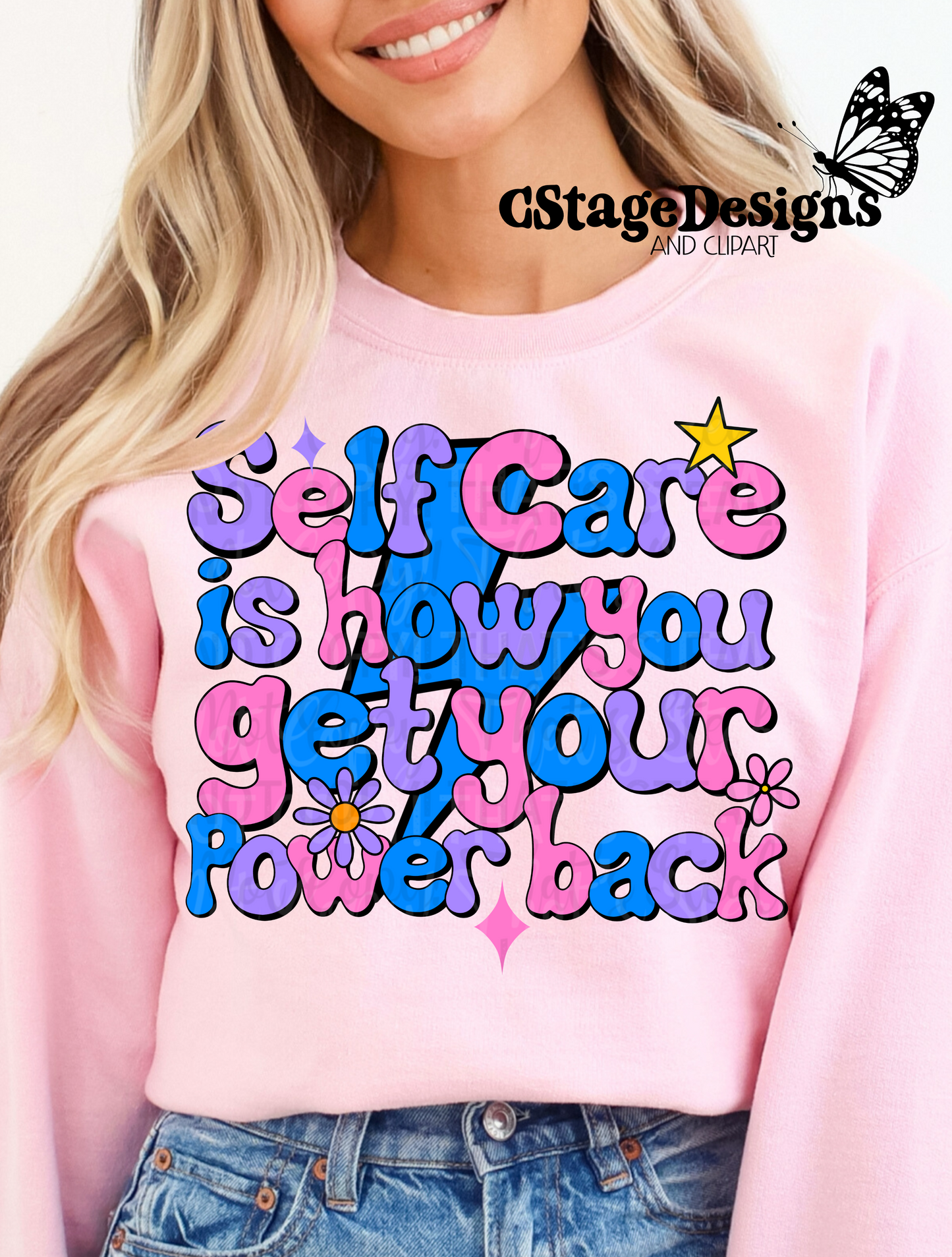 Self care digital image png