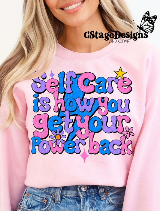 Self care digital image png