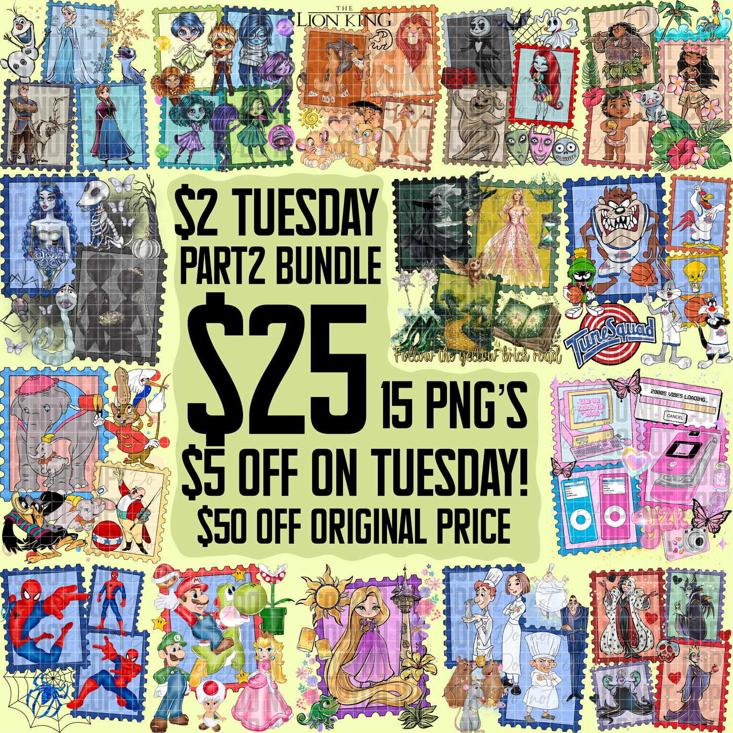 Stamps Part 2 $2 Tuesday Bundle digital image png