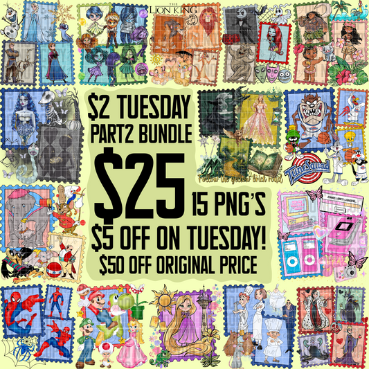 Stamps Part 2 $2 Tuesday Bundle digital image png