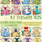 $2 Tuesday Bundle 1/6, EXCLUSIVE MOANA & POCAHONTAS! Digital Image PNG