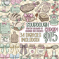 Sourdough Clipart Bundle (OUTLINES INCLUDED!)