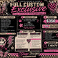 Custom Exclusive(DOES NOT INCLUDE FULL EXCLUSIVE RIGHTS UNLESS PURCHASED SEPARATELY)