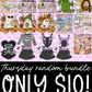 Thursday Random Bundle digital images png