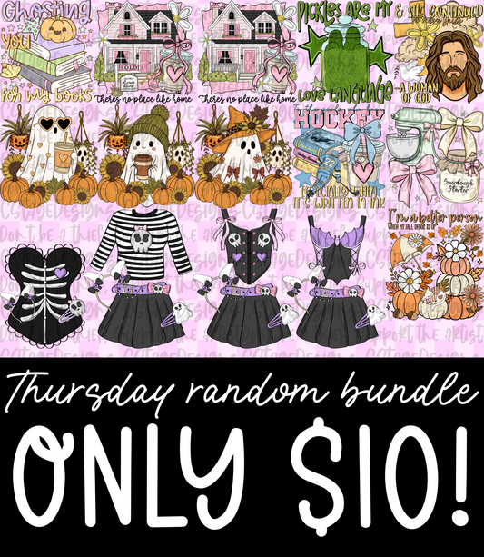 Thursday Random Bundle digital images png