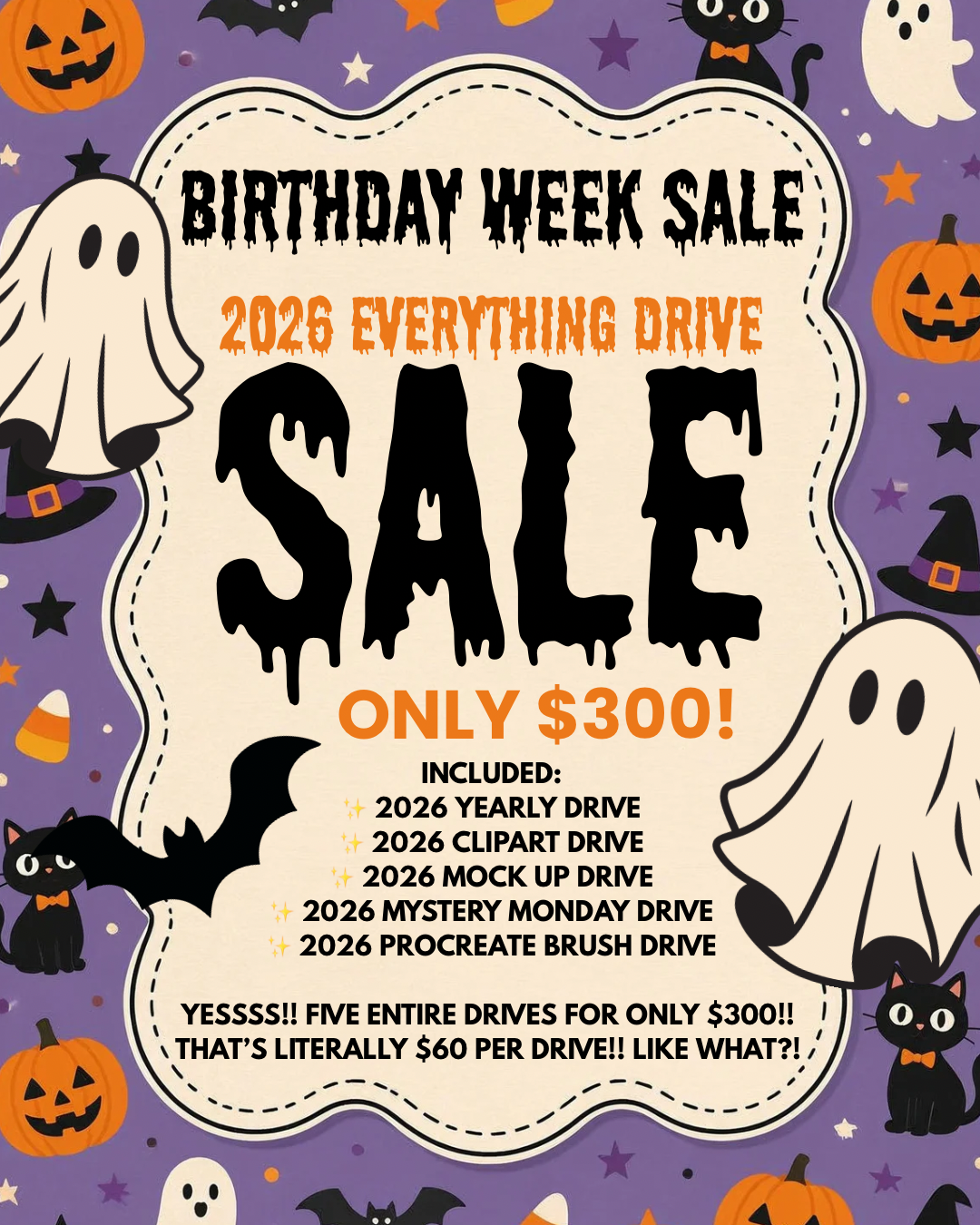 Birthday Week Sale! 2026 Everything Drive Sale!