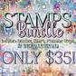 Stamps Part 1 & 2 Seamless, Libby, & Tumbler Wraps Digital image PNG (NO LICENSE INCLUDED)