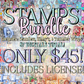 (LICENSE INCLUDED) Stamps Part 1 & 2 Seamless, Libby, & Tumbler Wraps Digital image PNG