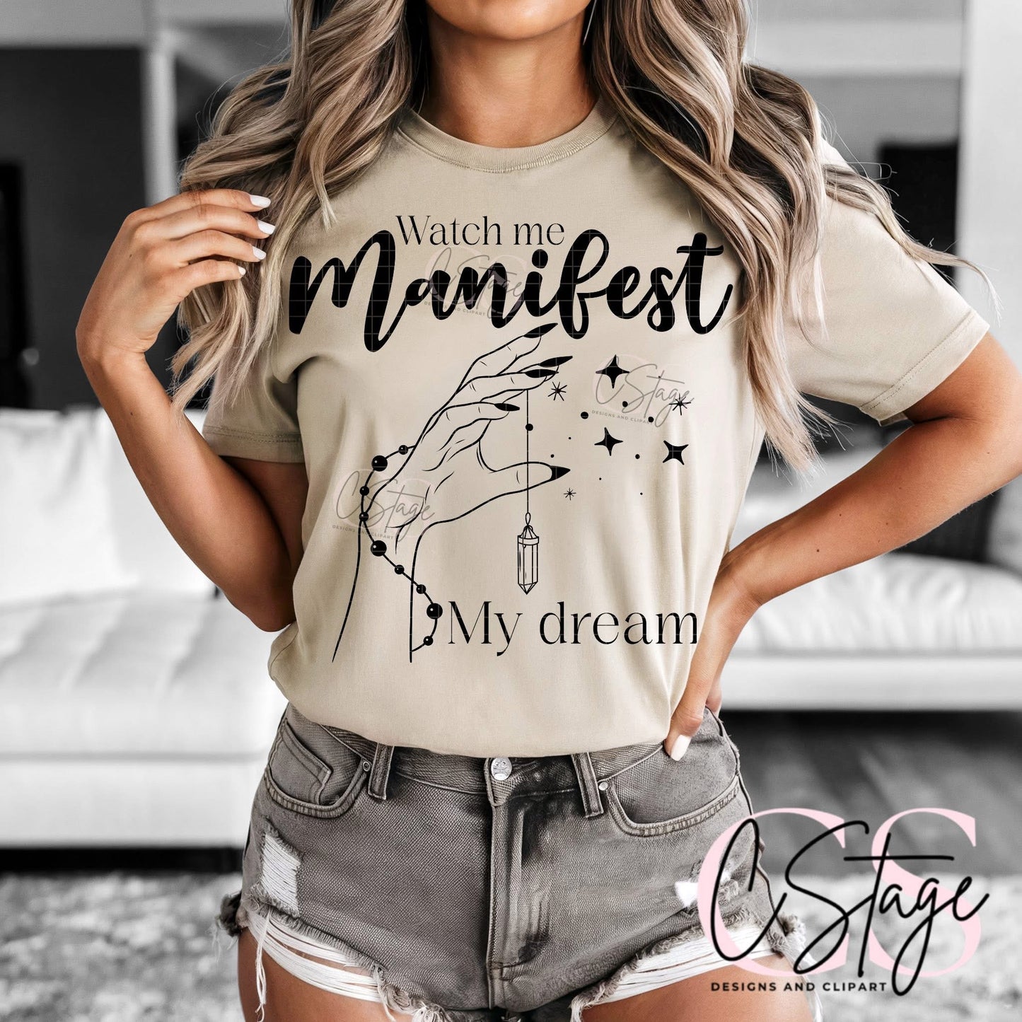 Watch Me Manifest Digital Image PNG