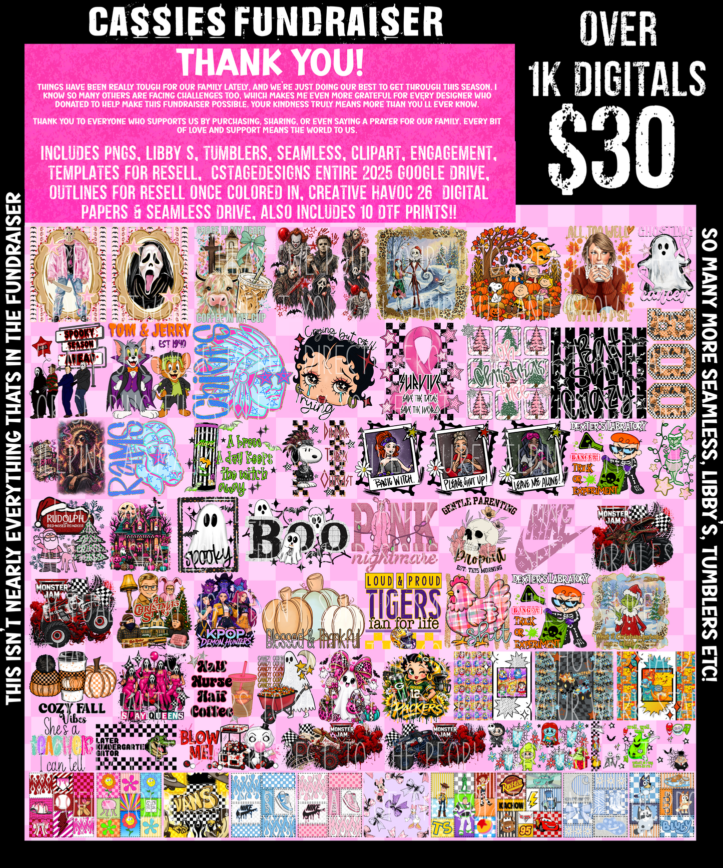 CStageDesigns Fundraiser includes SO MUCH MORE THAN WHATS PICTURED!