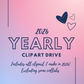 PREORDER 2026 Yearly Clipart Drive