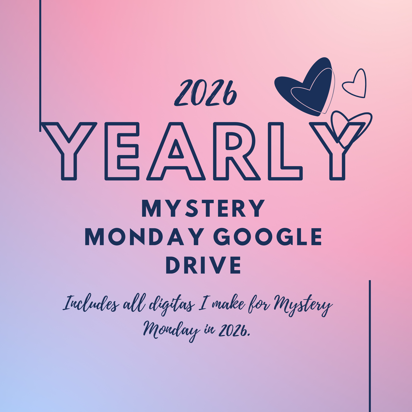 PREORDER 26’ MYSTERY MONDAY Yearly Google Drive