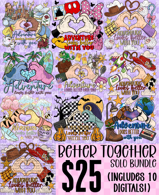Better Together Solo Bundle Includes 10 PNGS