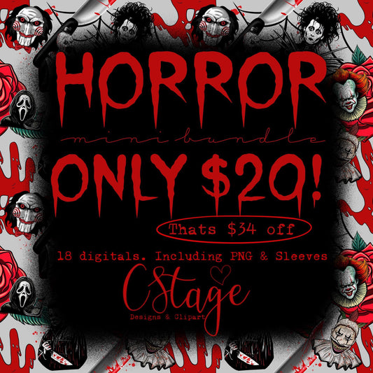 Horror Bundle Digital Images PNG