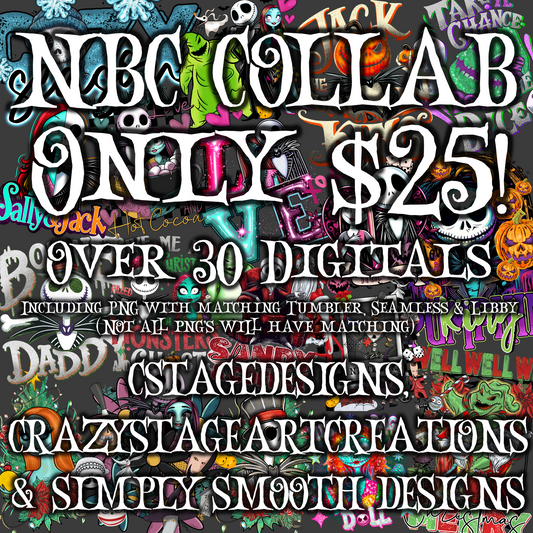 NBC Collab with Crazy Stage Art Creations & Simply Smooth Designs