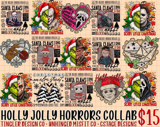 Holly Jolly Horrors Collabs