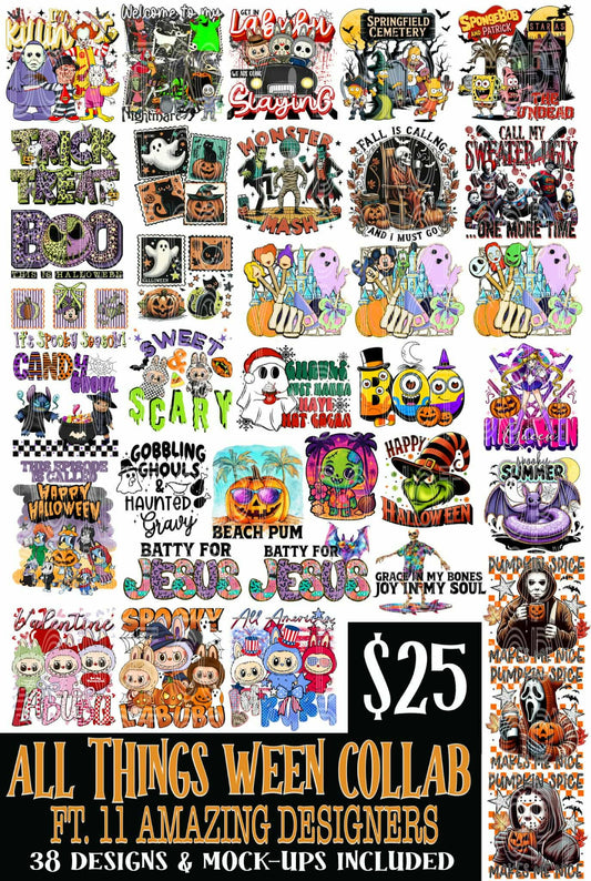 All things ween collab Digital Images PNG