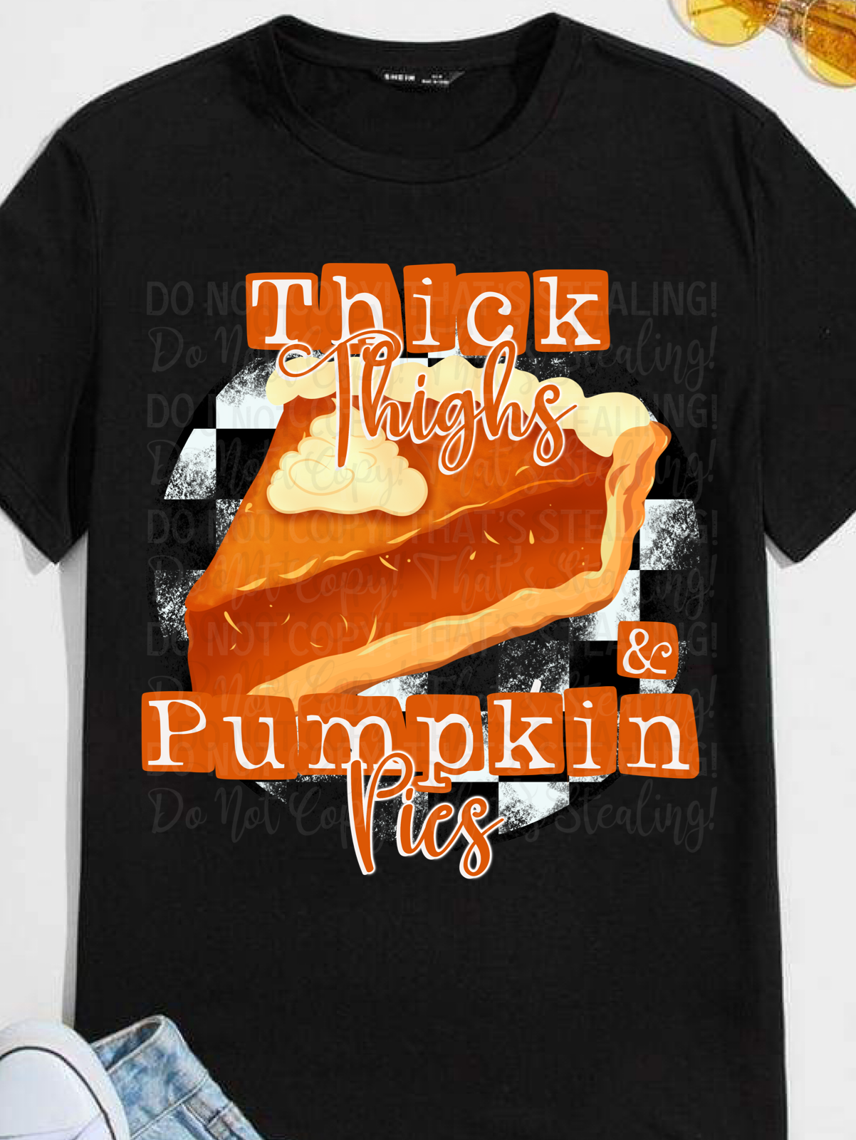 Thick Thighs & Pumpkin Pies Digital Image PNG