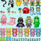 Labu CLIPART ONLY Collab W/Crazy Stage Art Creations