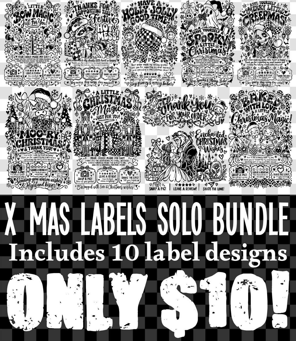 X-Mas Thermal Label Solo Bundle