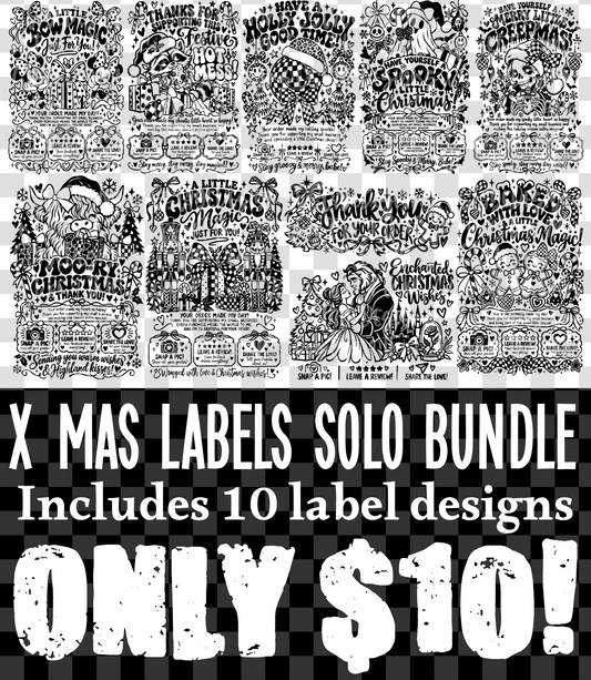 X-Mas Thermal Label Solo Bundle