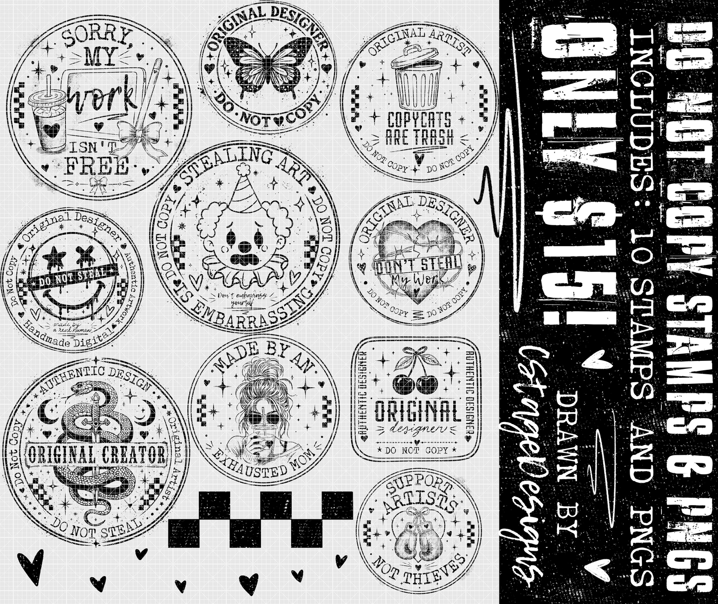 Watermark Stamps & PNGS