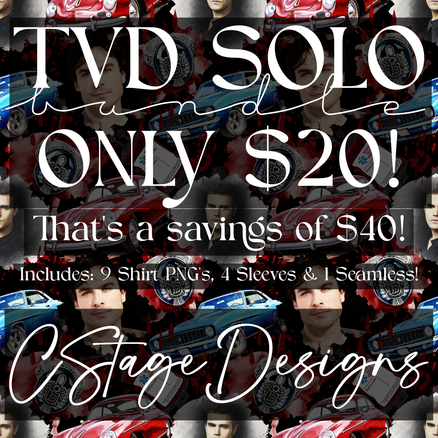 TVD Solo Bundle Digital Images PNG