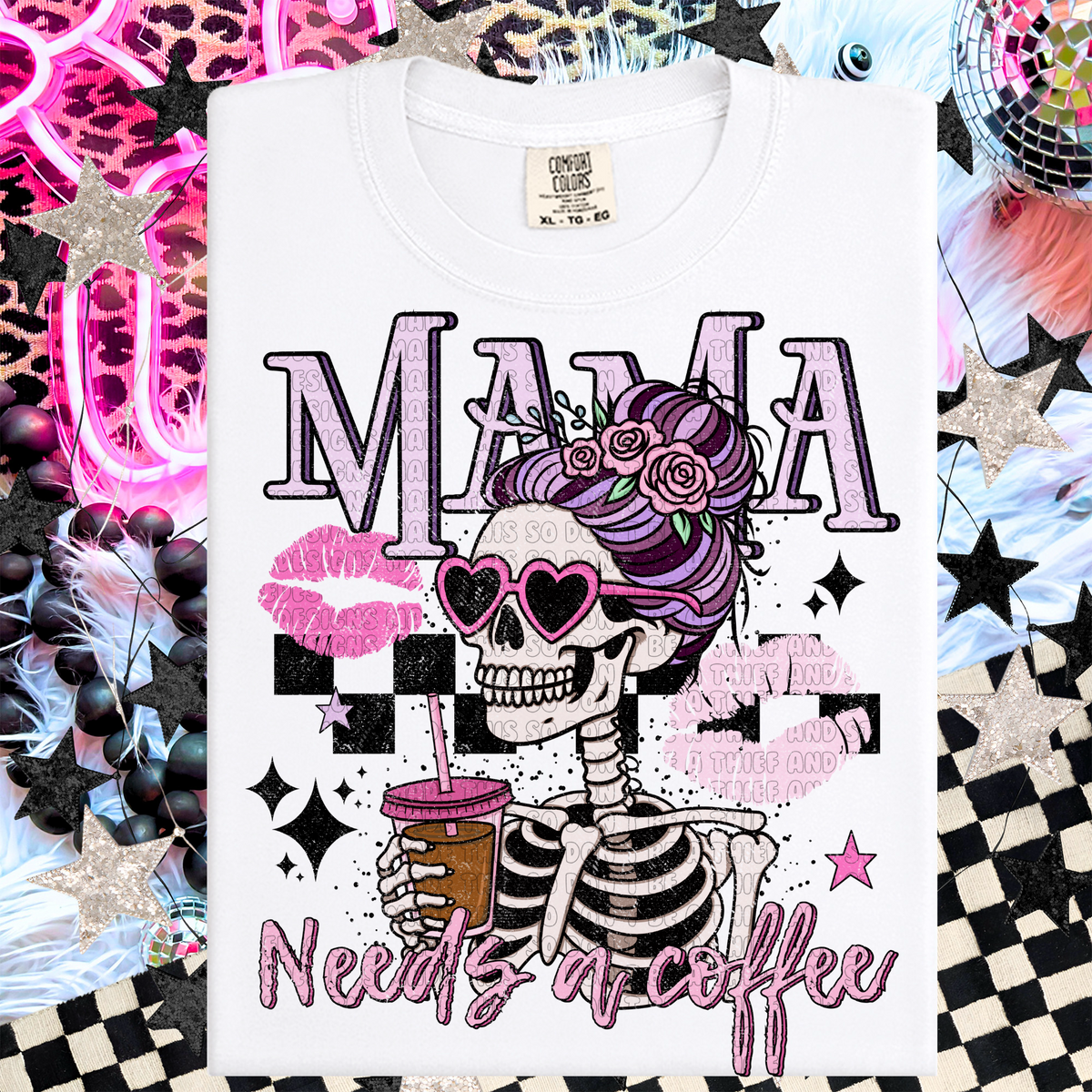 Mama needs a coffee Digital Image PNG