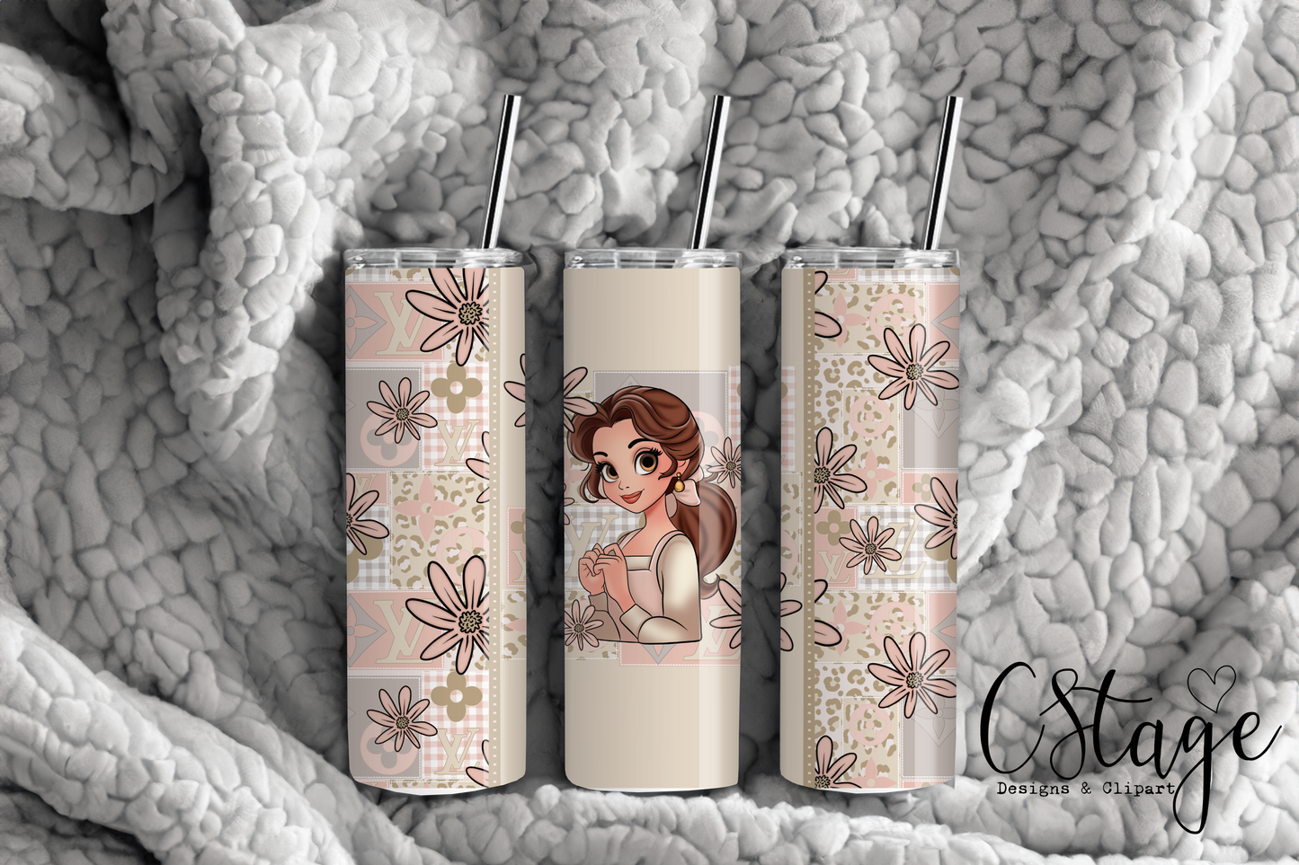 Belle Tumbler Digital Image PNG