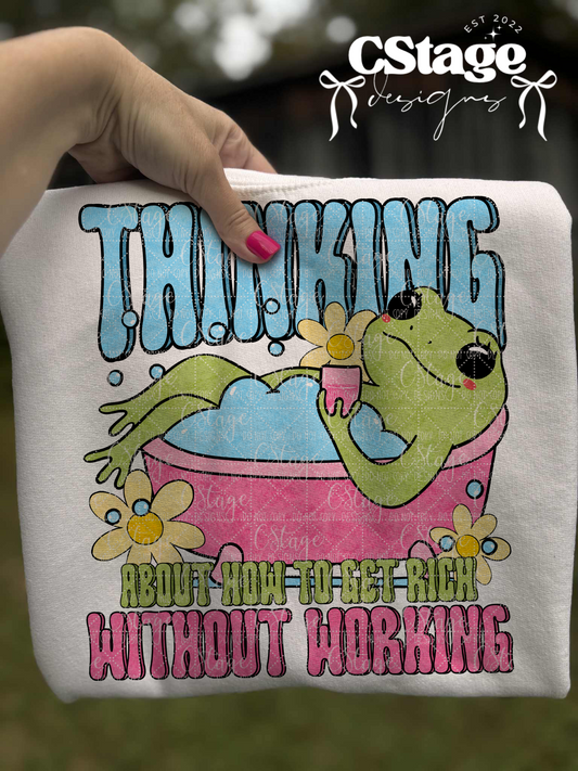 Thinking Digital Image PNG